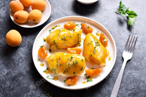Preview: Chicken breasts in apricot sauce