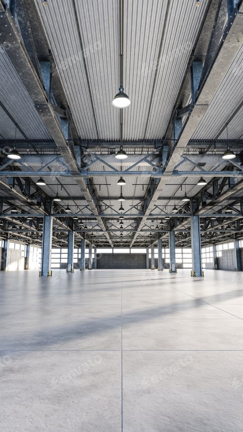 Preview: Interior of spacious industrial facility