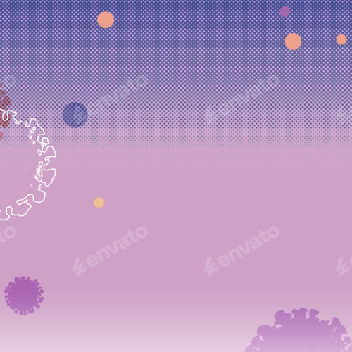 Preview: Purple coronavirus background illustration
