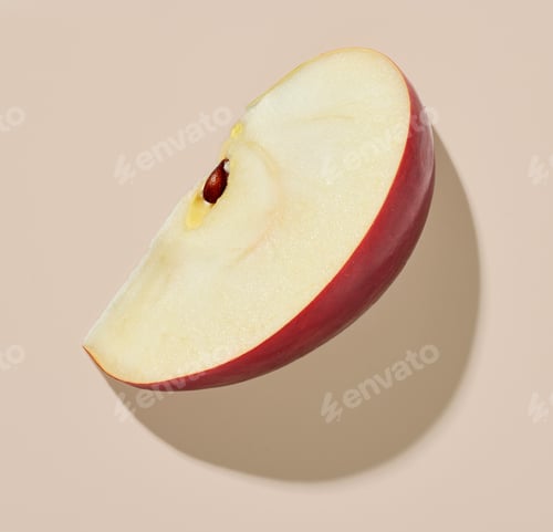 Preview: slice of red apple