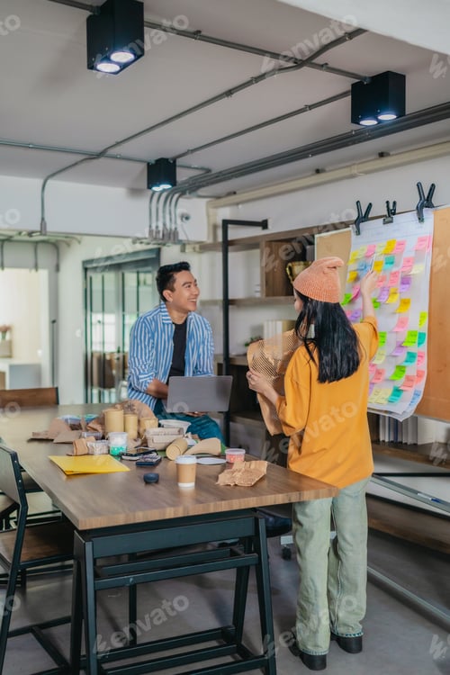 Preview: Startup Team Planning Product Development with Agile Task Board