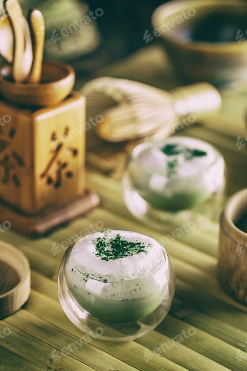Preview: Matcha tea latte