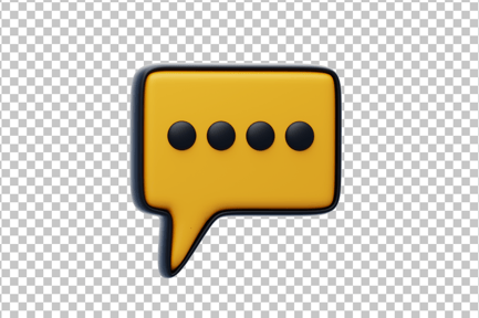 Preview: Leave Comment 3D Icon