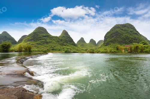 Preview: yulong river landscape