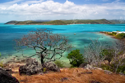 Preview: Beautiful landscape view on the ocean from Thursday Island Torres Straits, Queensland Australia