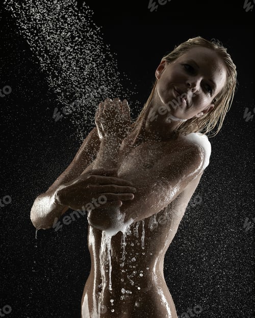 Preview: Woman taking a shower