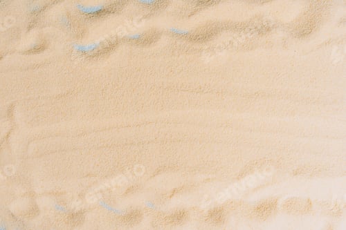 Preview: summer background of beach golden sand with with blue waves