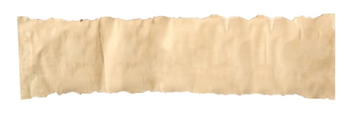 Preview: Scroll of old parchment paper isolated on white