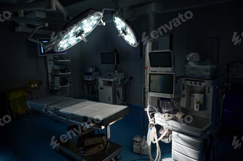 Preview: Operating room with no people, ready for surgery