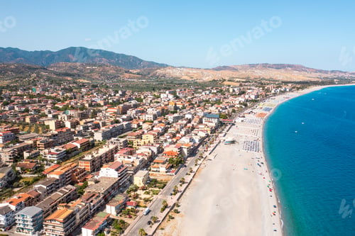Preview: Calabria coastline city marina of Gioiosa Ionic in Italy