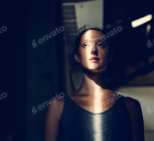 Preview: Candid of caucasian woman