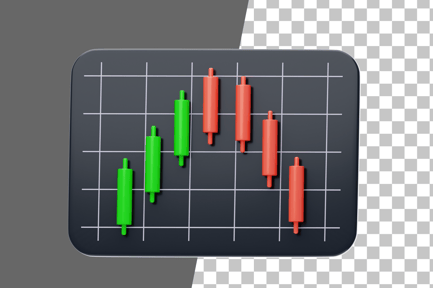 Preview: Bearish Belt Hold 3D Icon