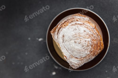 Preview: brioche bun sweet puff pastry delicious dessert fresh cooking appetizer meal food snack on the table