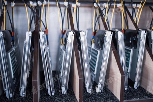 Preview: TFT components and microcircuits blanks in laboratory