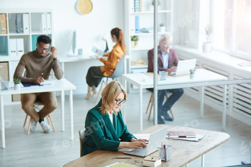 Preview: Business people working at office
