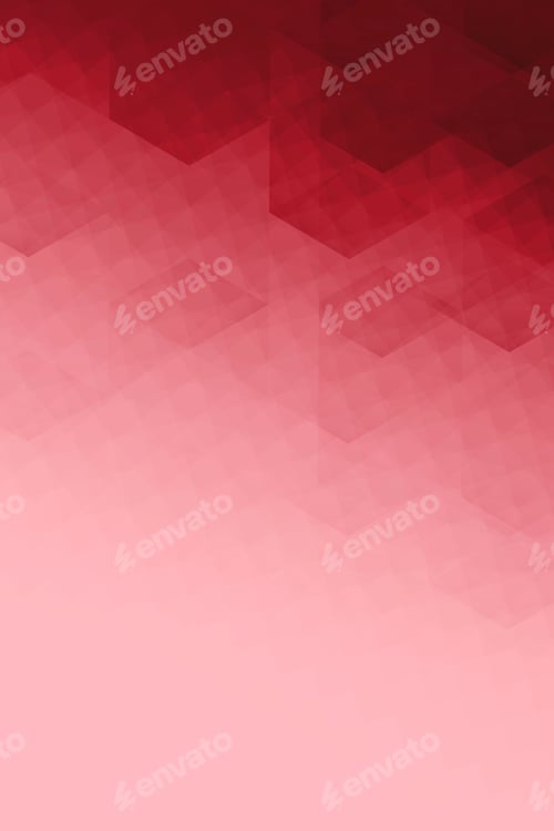Preview: Ombre red mosaic background illustration