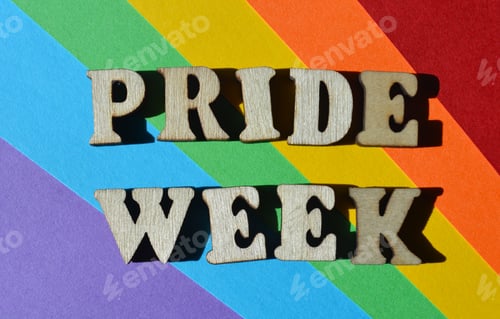Preview: Pride Week, phrase as banner headline