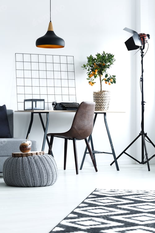 Preview: Home interior with simple desk
