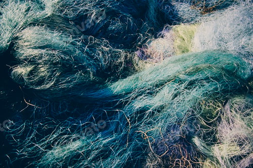 Preview: Pile of commercial fishing nets