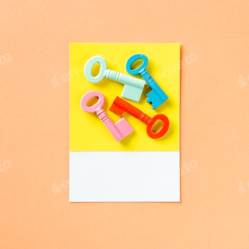 Preview: A bunch of colorful keys