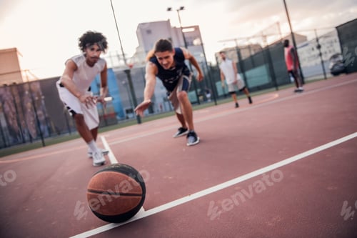 Preview: Guys playing basketball