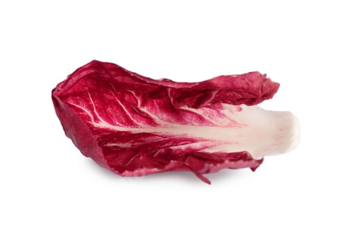 Preview: Leaf of ripe radicchio isolated on white