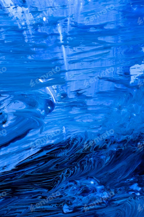 Preview: Abstract flow of liquid paints in mix