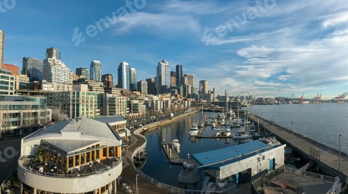 Preview: Seattle Waterfront marina day