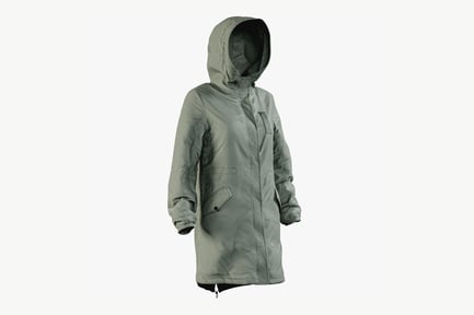 Preview: Longline Hooded Women's Down Jacket