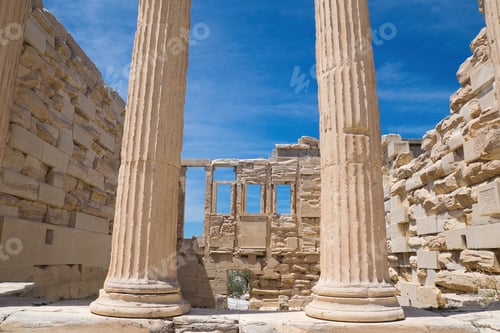 Preview: Karyatides statues, Erehtheio, on the Acropolis in Athens, Greece