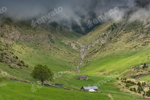 Preview: Farmlands in high Pyrenees,Andorra