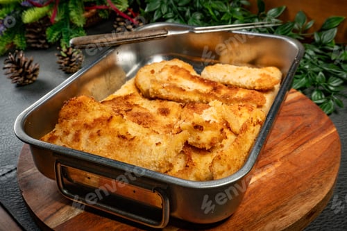 Preview: Fried cod fillet.