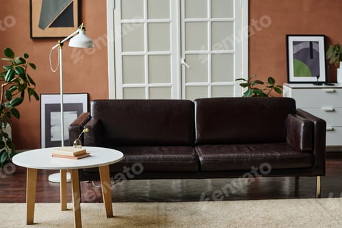 Preview: Modern living room with sofa