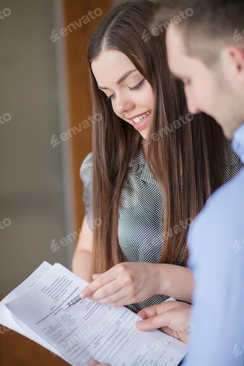 Preview: Young attractive business people