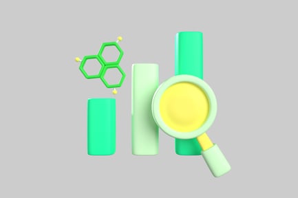 Aperçu: Loupe et structure moléculaire