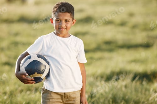 Preview: Portrait of a young beautiful african little boy