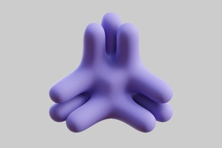 Preview: Abstract purple pod structure