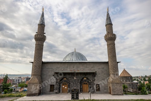 Preview: Eastern Anatolia, Turkey. Cityscape of the Kars town in Kars province