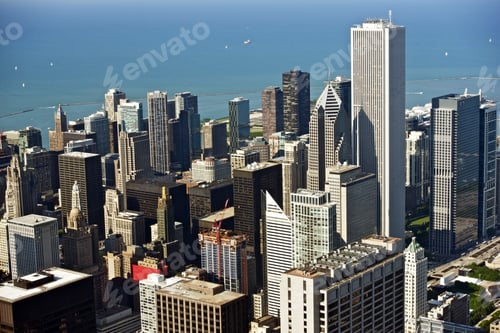 Preview: Chicago Aerial Photo