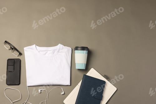 Preview: Minimalist Flat Lay of Everyday Carry Essentials