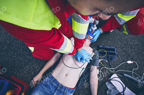 Preview: Cardiopulmonary resuscitation on road
