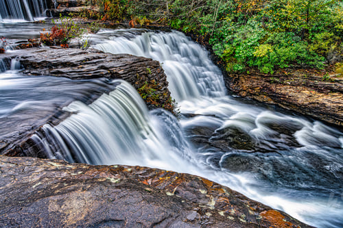 Preview: Beautiful view of DeSoto Falls in DeSoto State Park, Alabama