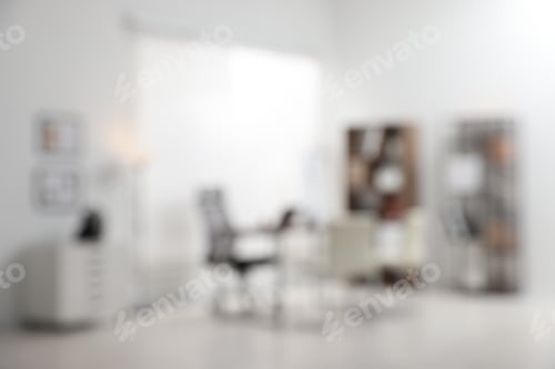 Preview: Blurred view of medical office. Healthcare service