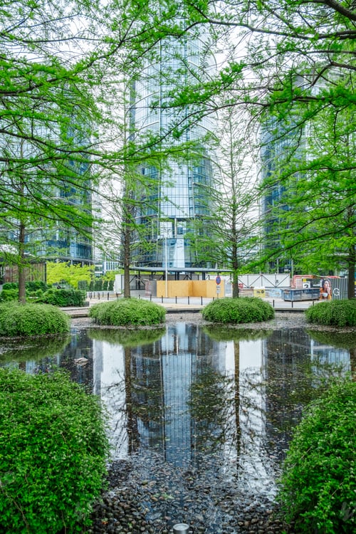 Preview: Green square amidst urban jungle