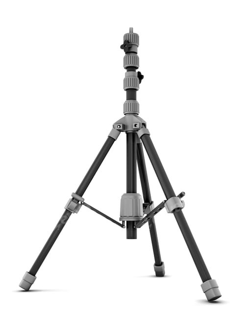 Preview: Photo tripod isolated on white background. 3d rendering