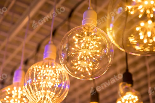 Preview: Decorative Edison Style Led Light Bulb Hang From Ceiling