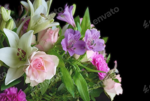 Preview: Colourful bouquet of flowers. A bouquet of appreciation.