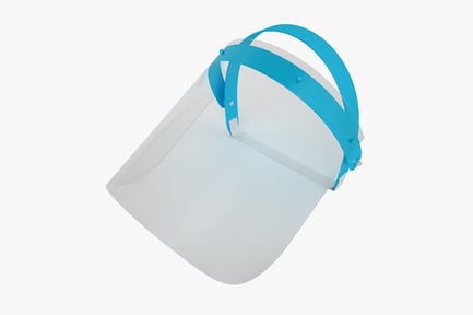 Preview: Blue Dental Face Shield Protective Glasses