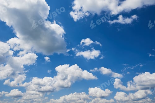 Preview: Clouds in blue sky