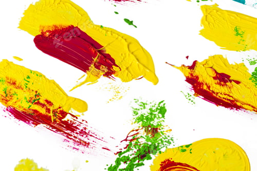 Preview: paint brush texture isolated on white